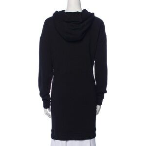 McQ Alexander Mc Queen-Chic Black Hoodie Dress